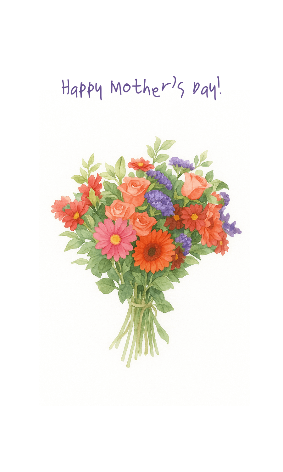Mother's Day 7x5 Vertical Card